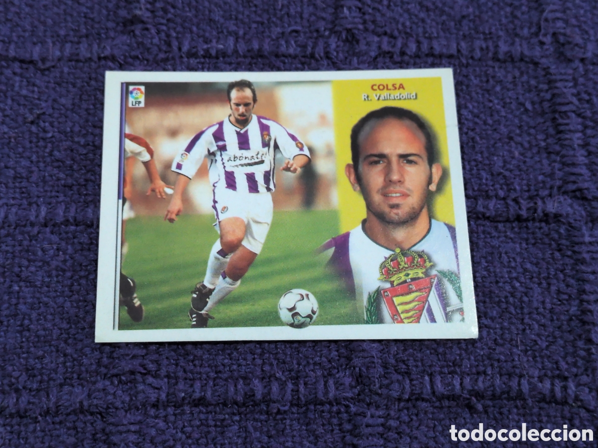Cartes &agrave; collectionner de Football: COLSA VALLADOLID COLOCA LIGA ESTE 2002/03 02 03 NUNCA PEGADO SIN PEGAR