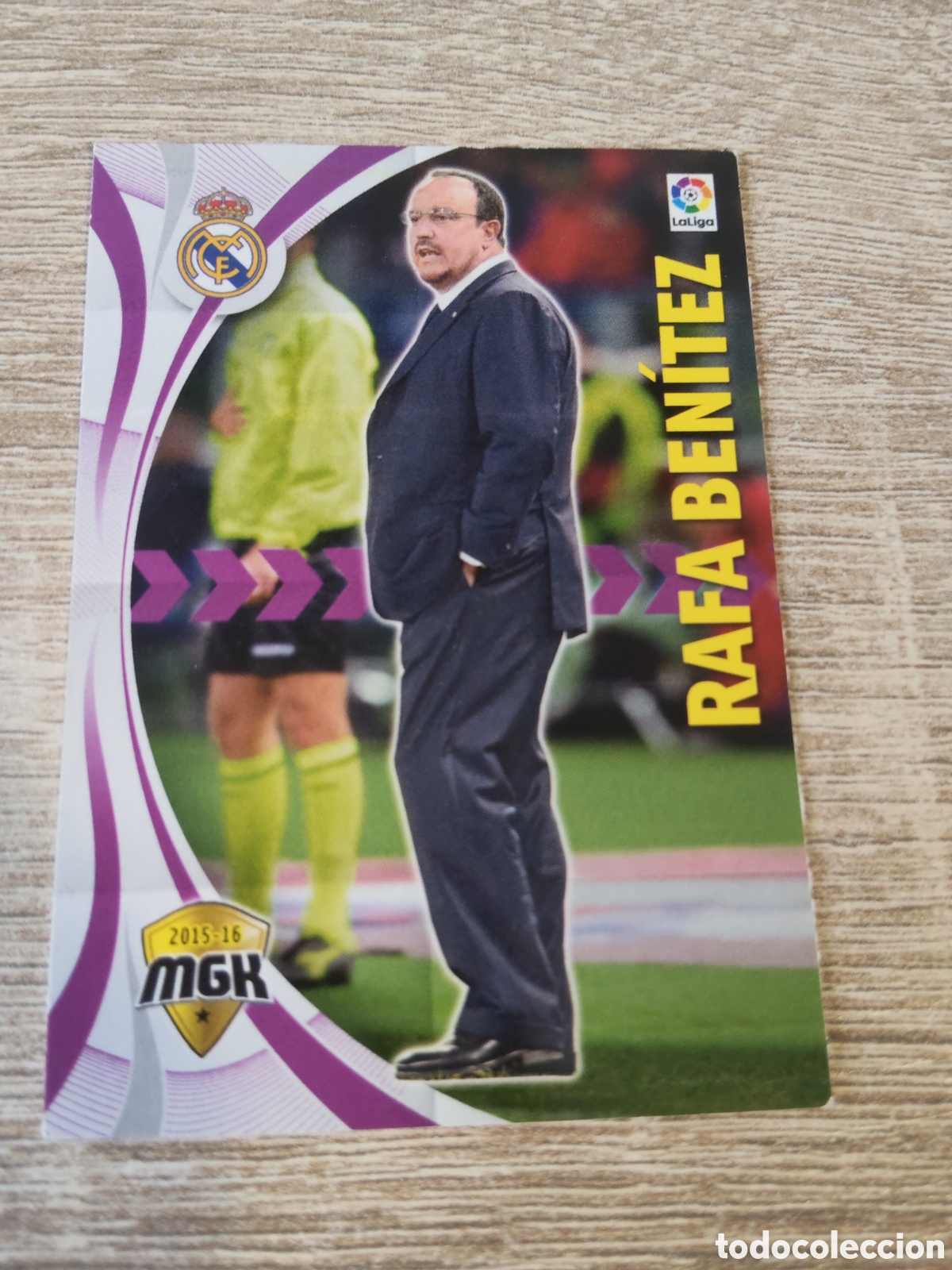 Cartes &agrave; collectionner de Football: Panini Megacracks 2015 2016 15 16 326 Rafa Ben&iacute;tez Real Madrid