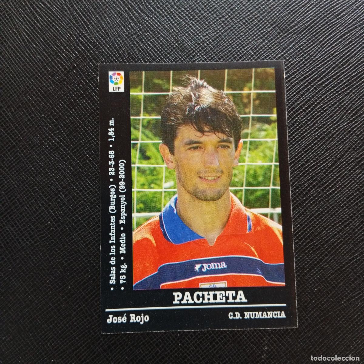 Fu&szlig;ball-Sticker: 283 PACHETA NUMANCIA PANINI 00 01 CROMO FUTBOL LIGA 2000 2001 - SIN PEGAR - A31 PG388