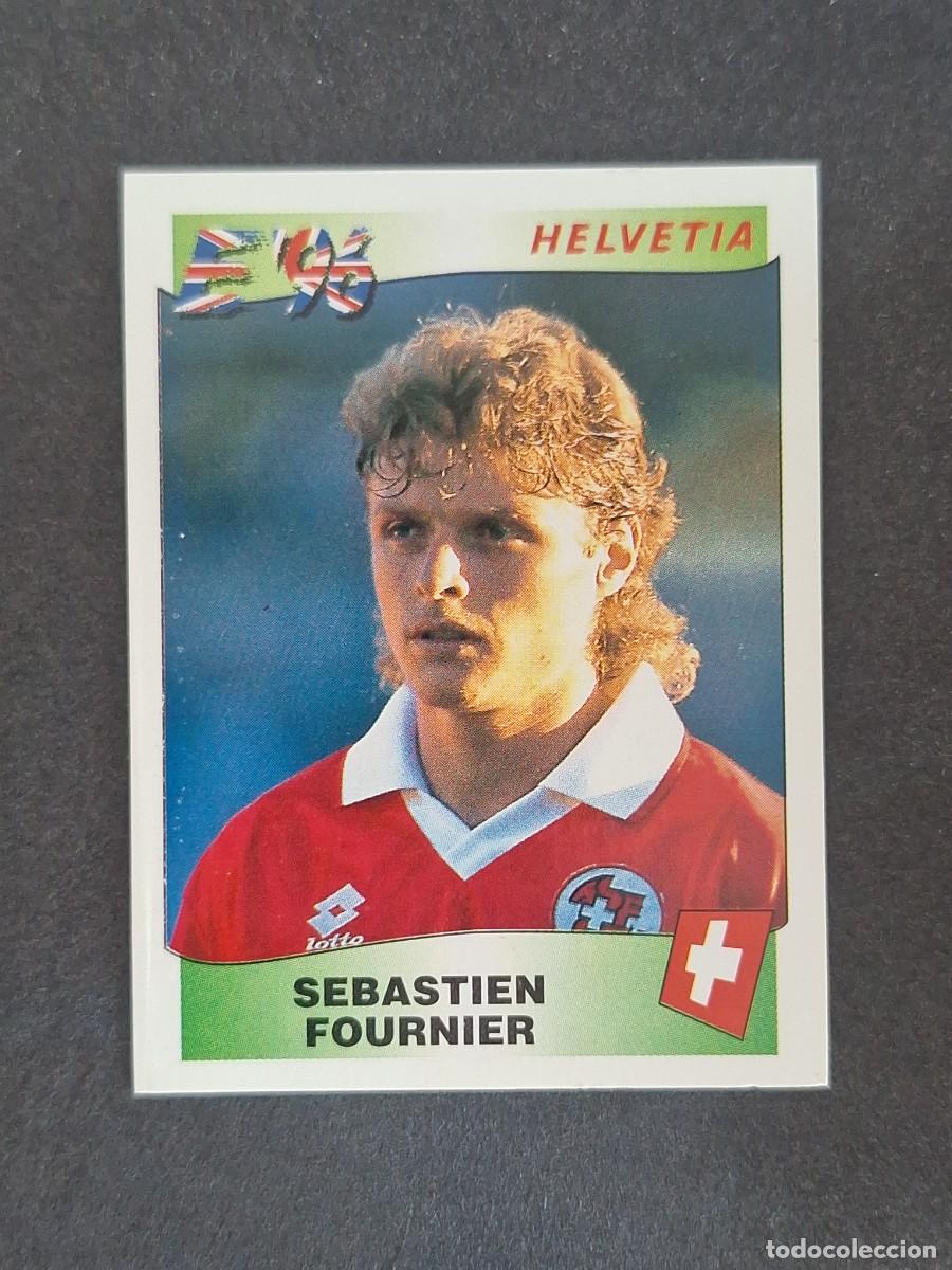 Cartes &agrave; collectionner de Football: L3 SEBASTIEN FOURNIER SELECCION SUIZA 65 EUROCOPA 1996 EURO 96 PANINI NUNCA PEGADO SIN PEGAR