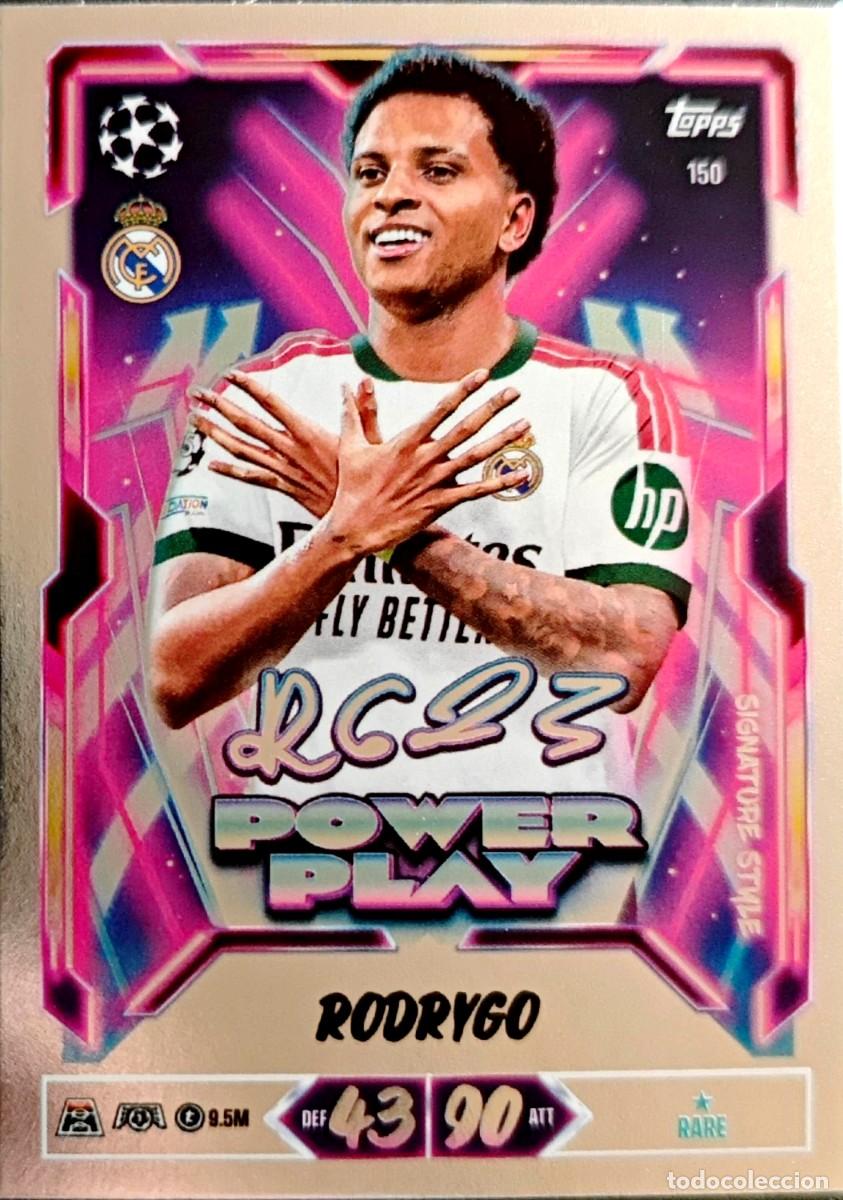 Cartes &agrave; collectionner de Football: 150 Rodrygo - Real Madrid - POWER PLAY - TOPPS Match Attax 2026 2027 26 27