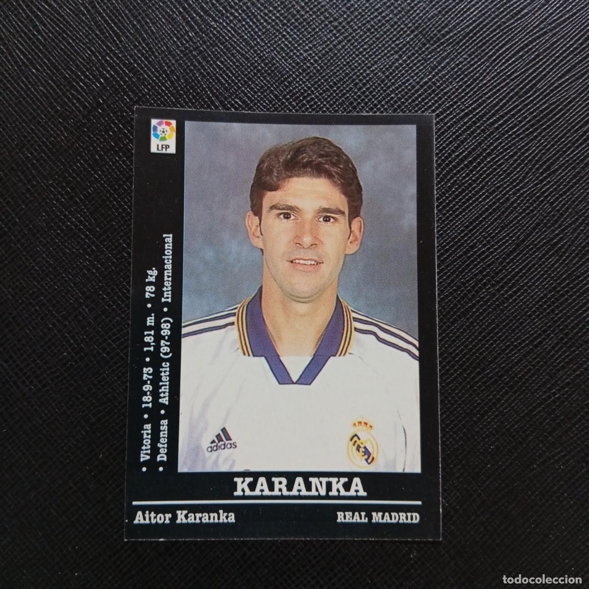 Fu&szlig;ball-Sticker: 74 KARANKA REAL MADRID PANINI 00 01 CROMO FUTBOL LIGA 2000 2001 - SIN PEGAR - A31 PG415