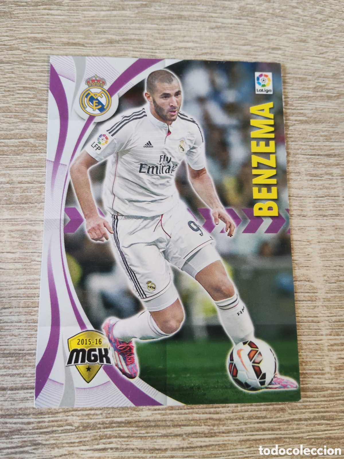 Fu&szlig;ball-Sticker: Panini Megacracks 2015 2016 15 16 344 Benzema Real Madrid