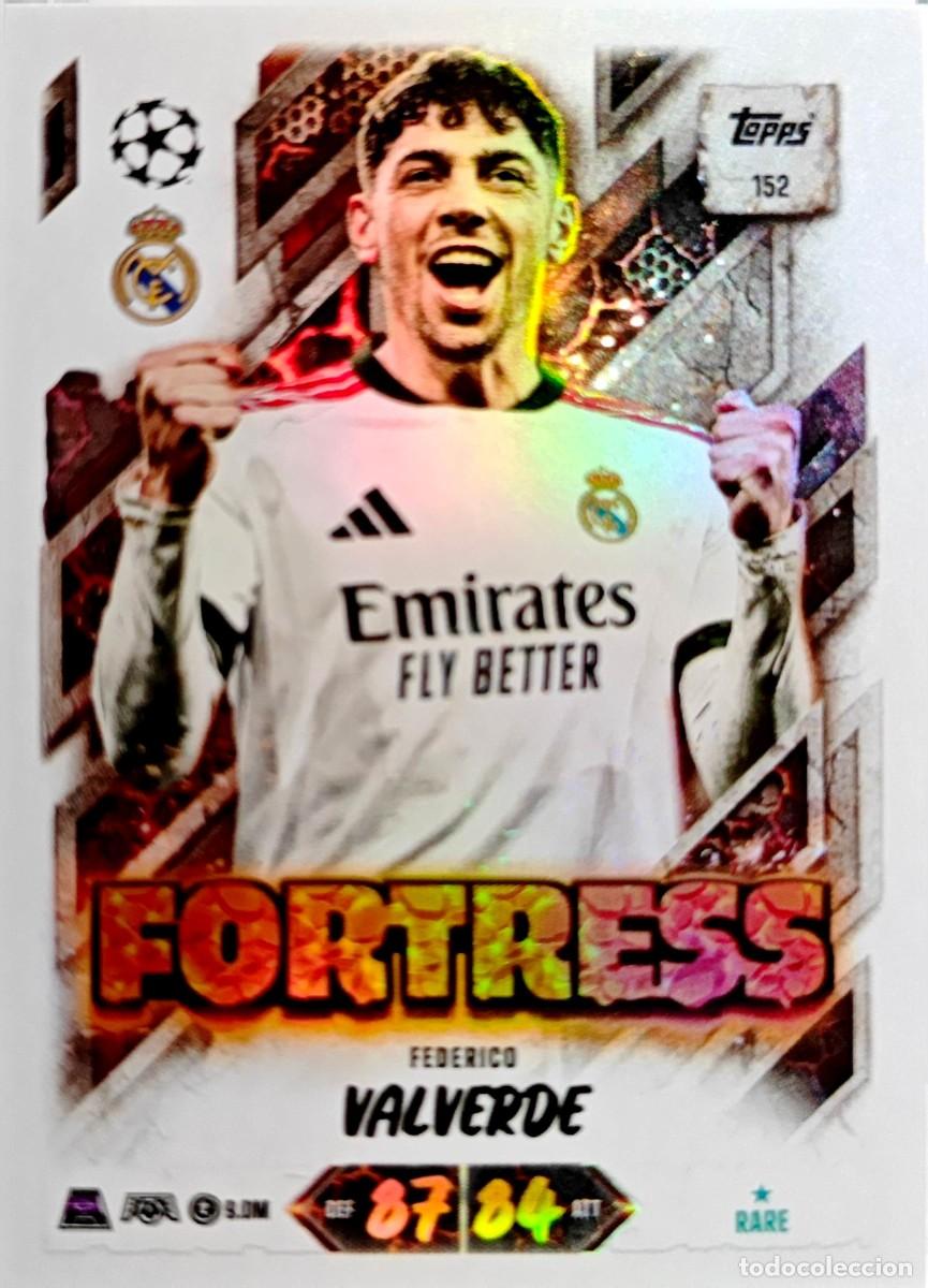Cartes &agrave; collectionner de Football: 152 Federico Valverde - Real Madrid - FORTRESS - TOPPS Match Attax 2026 2027 26 27