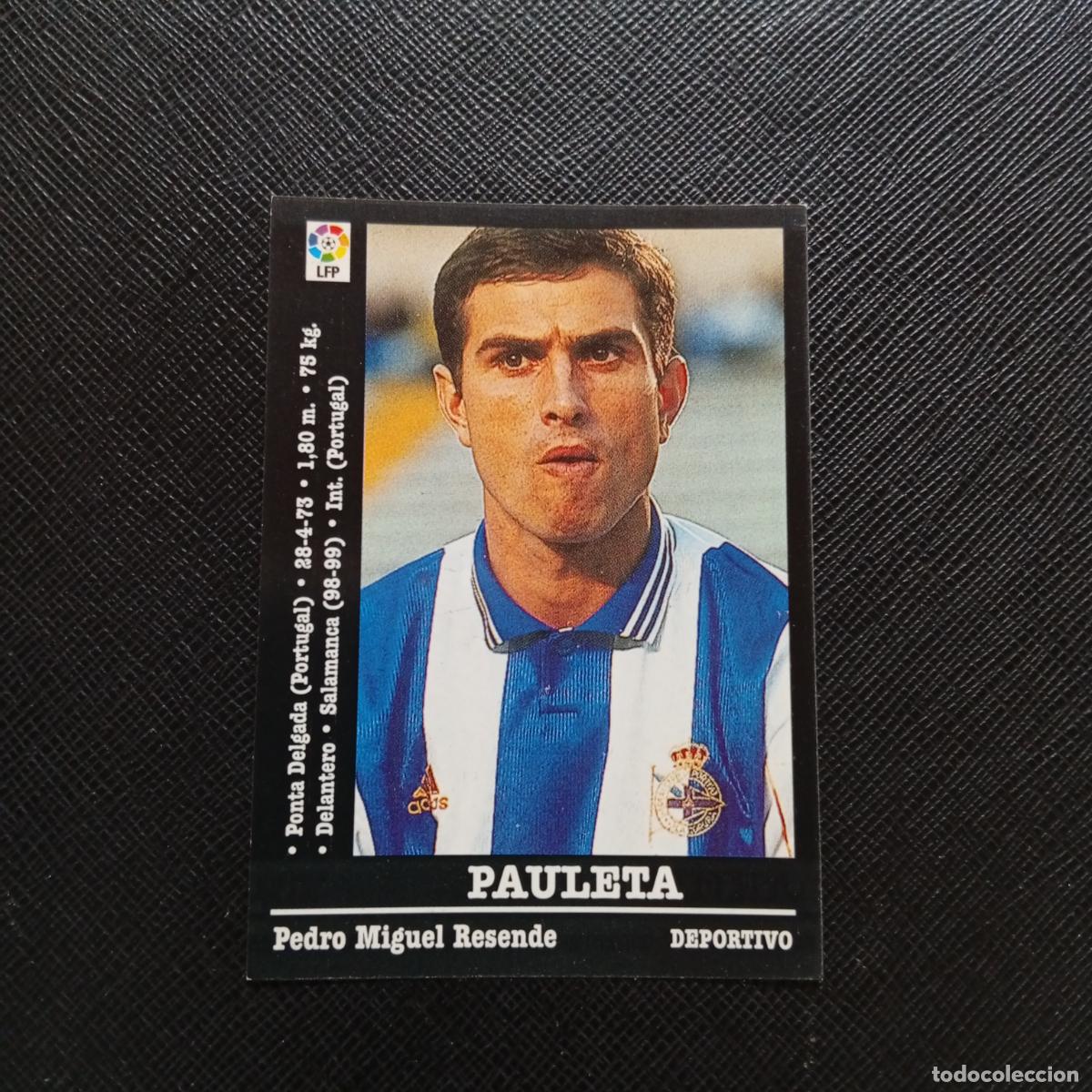 Cartes &agrave; collectionner de Football: 15 PAULETA DEPORTIVO PANINI 00 01 CROMO FUTBOL LIGA 2000 2001 - SIN PEGAR - A31 PG415