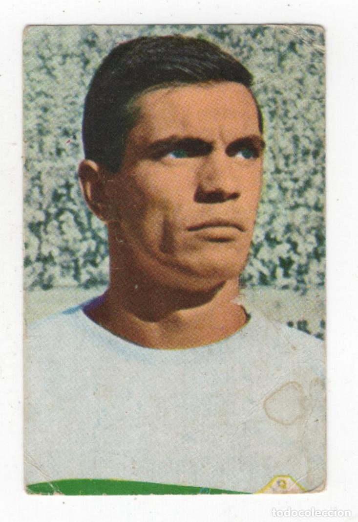 Fu&szlig;ball-Sticker: ANTIGUO CROMO N&ordm; 156 L. LOMPART ELCHE C.F REVERSO BORROSO EDITORIAL LUIS ROMERO VER DE LAS DOS CARAS