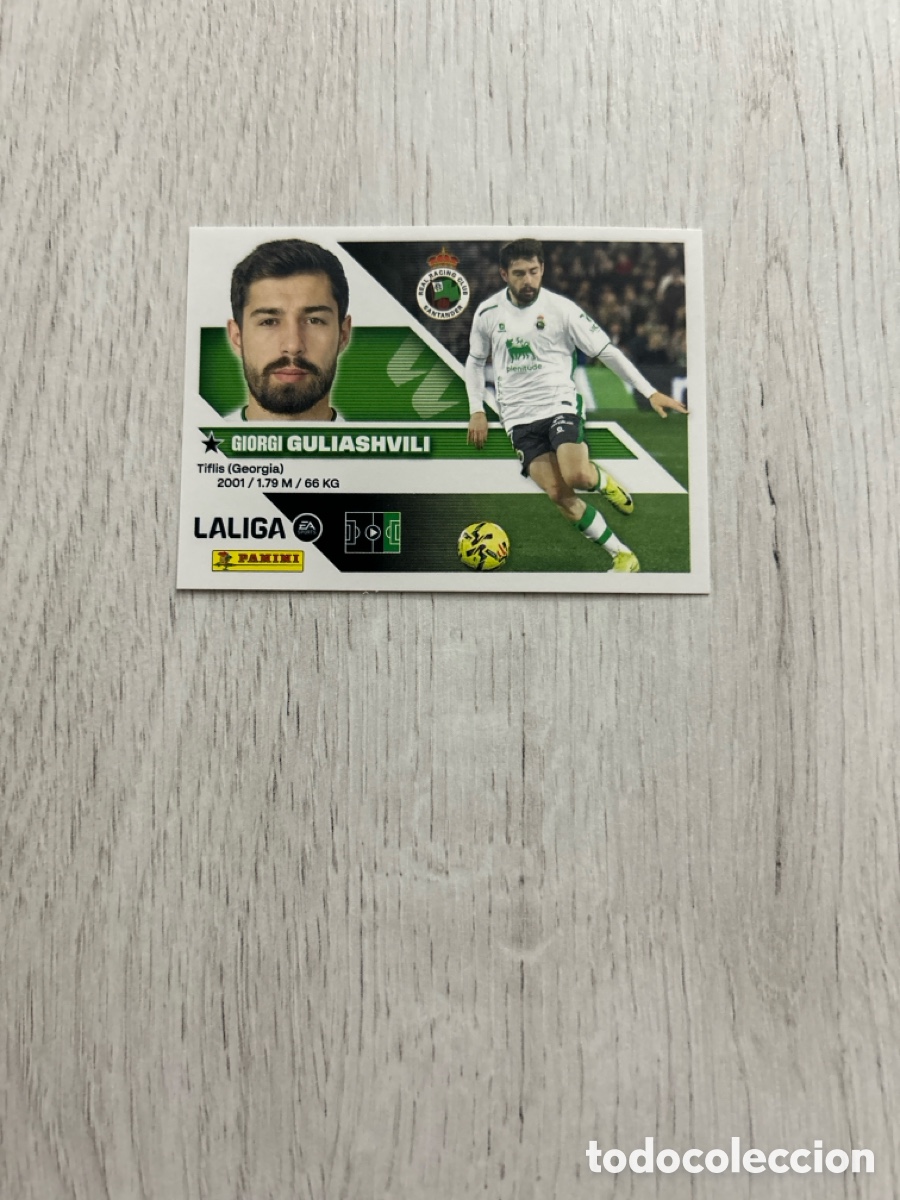 Cartes &agrave; collectionner de Football: Guliashvili 17 Racing Liga Este 2026/27 26-27 Panini