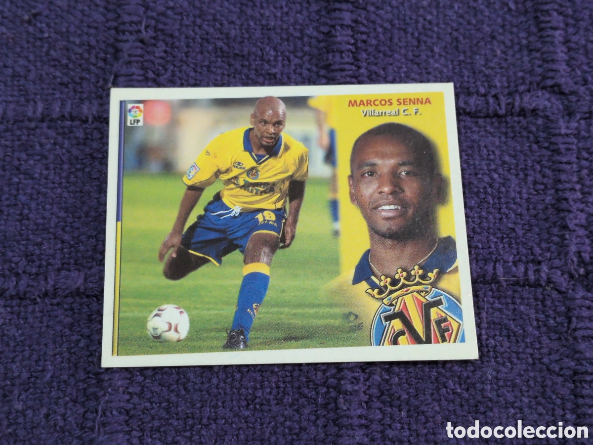 Cartes &agrave; collectionner de Football: MARCOS SENNA VILLARREAL COLOCA LIGA ESTE 2002/03 02 03 NUNCA PEGADO SIN PEGAR