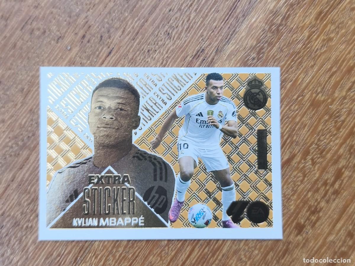 Figurine di Calcio: EDICIONES ESTE 2026 2027 26 27 EXTRA STICKER REAL MADRI MBAPPE BRONCE SIN PEGAR