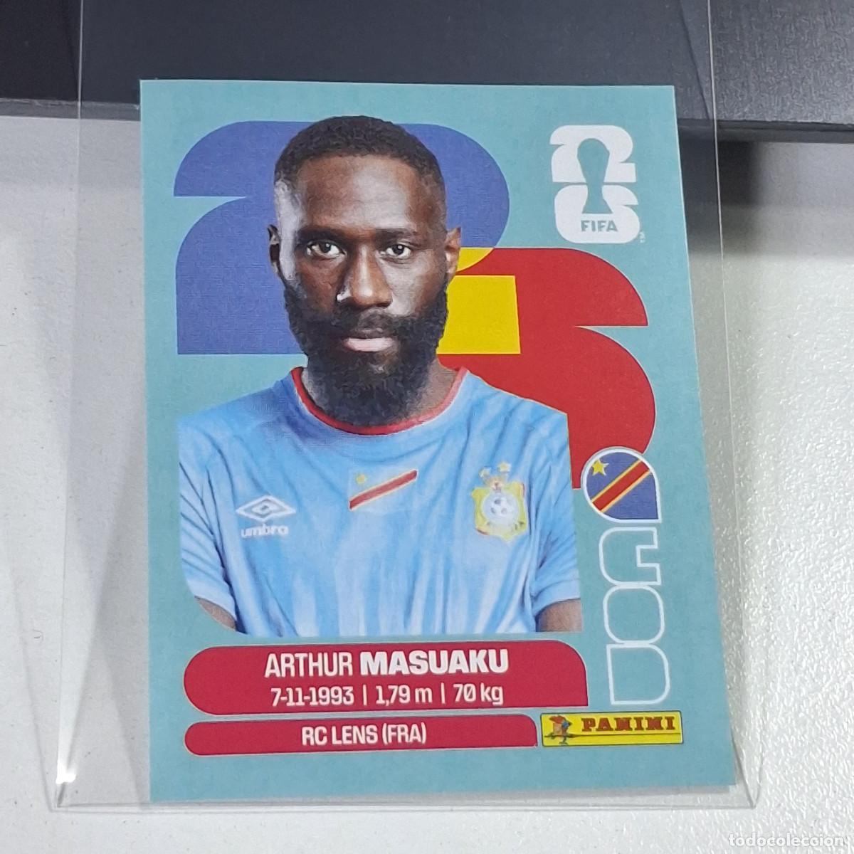 Cromos de f&uacute;tbol: B67 COD 5 COD5 ARTHUR MASUAKU REPUBLICA CONGO COD MUNDIAL FIFA WORLD CUP 2026 STICKER PANINI