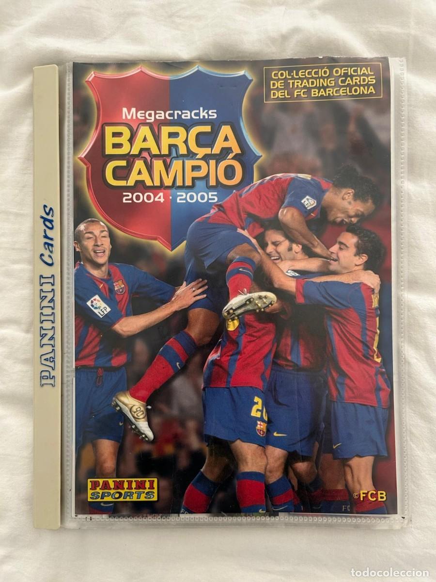 Football Stickers: MEGACRACKS BAR&Ccedil;A CAMPI&Oacute; 2004-05 &ndash; 139 CROMOS &ndash; COMPLETO SALVO 3 MESSI ROOKIE