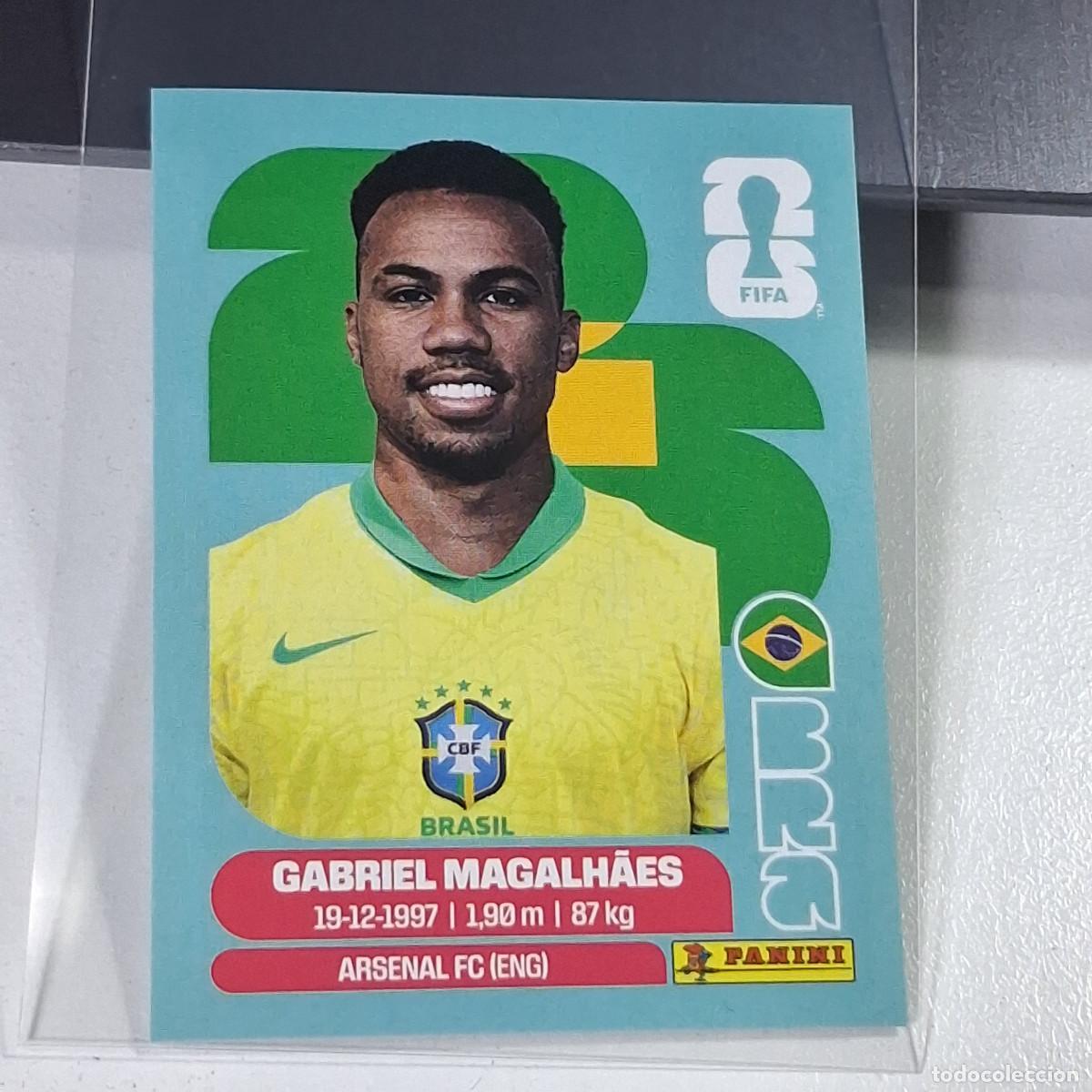 Cartes &agrave; collectionner de Football: B67 BRA6 GABRIEL MAGALH&Atilde;ES 6 BRAZIL BRASIL BRA MUNDIAL FIFA WORLD CUP 2026 STICKER PANINI