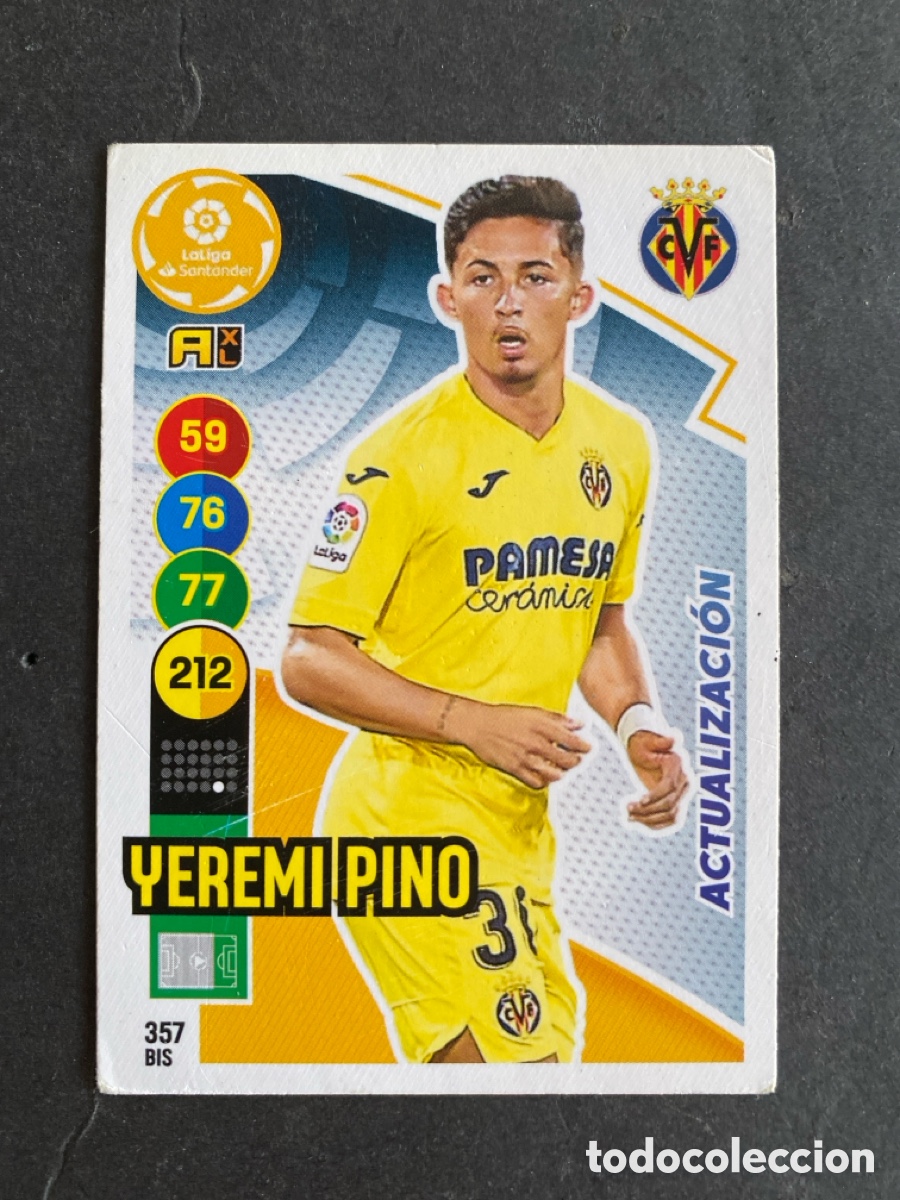 Fu&szlig;ball-Sticker: Cromo Adrenalyn liga 20/21 Villarreal N* 357 bis