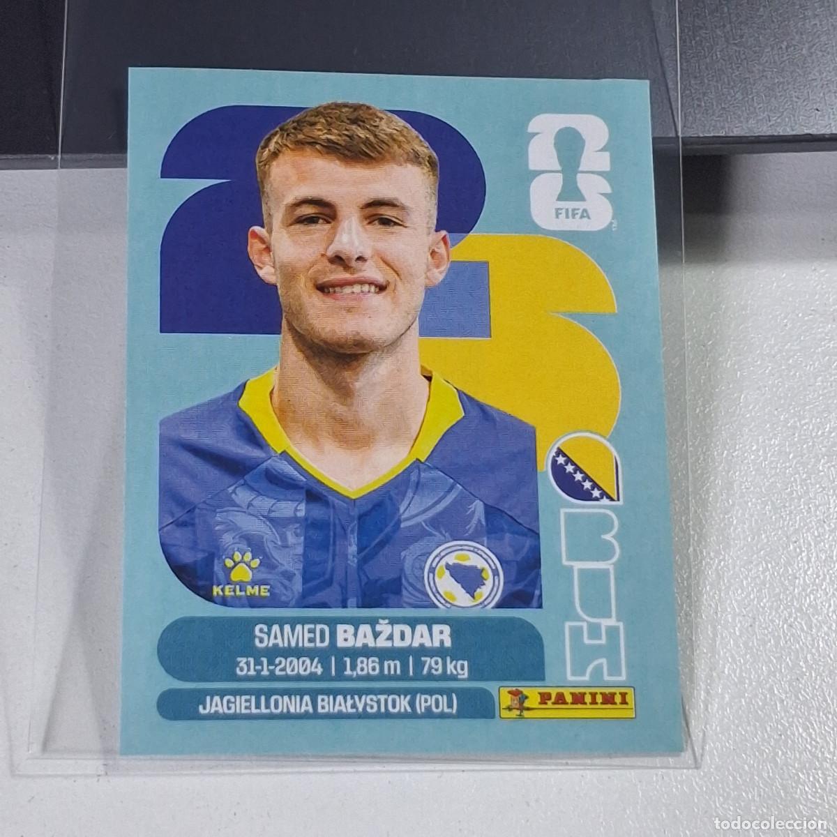 Cromos de f&uacute;tbol: B67 BIH19 SAMED BAZDAR 19 BOSNIA HERZEGOVINA BIH MUNDIAL FIFA WORLD CUP 2026 STICKER PANINI