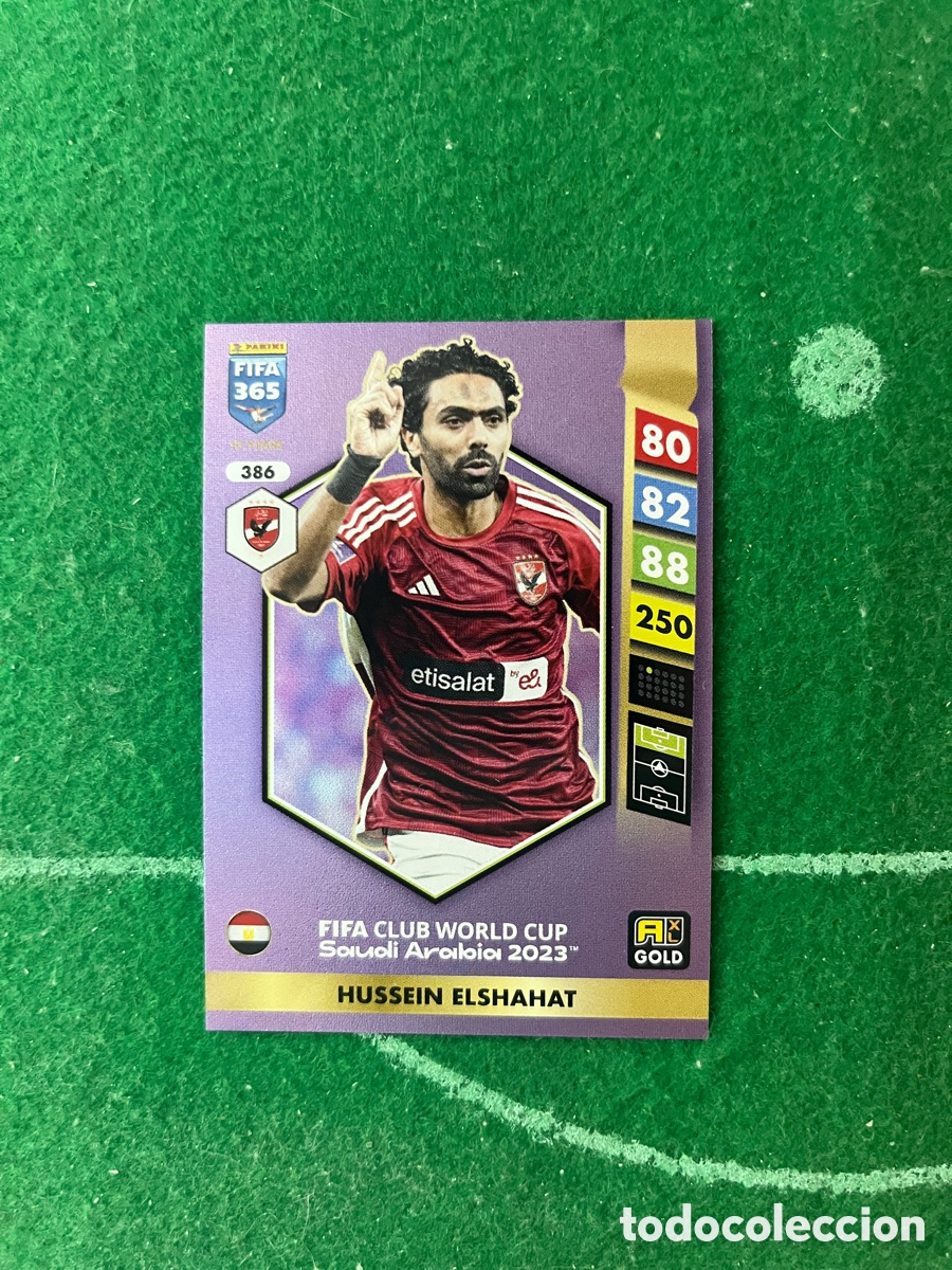 Cromos de f&uacute;tbol: 386 HUSSEIN ELSHAHAT AL AHLY ADRENALYN FIFA 365 2024 2025 PANINI