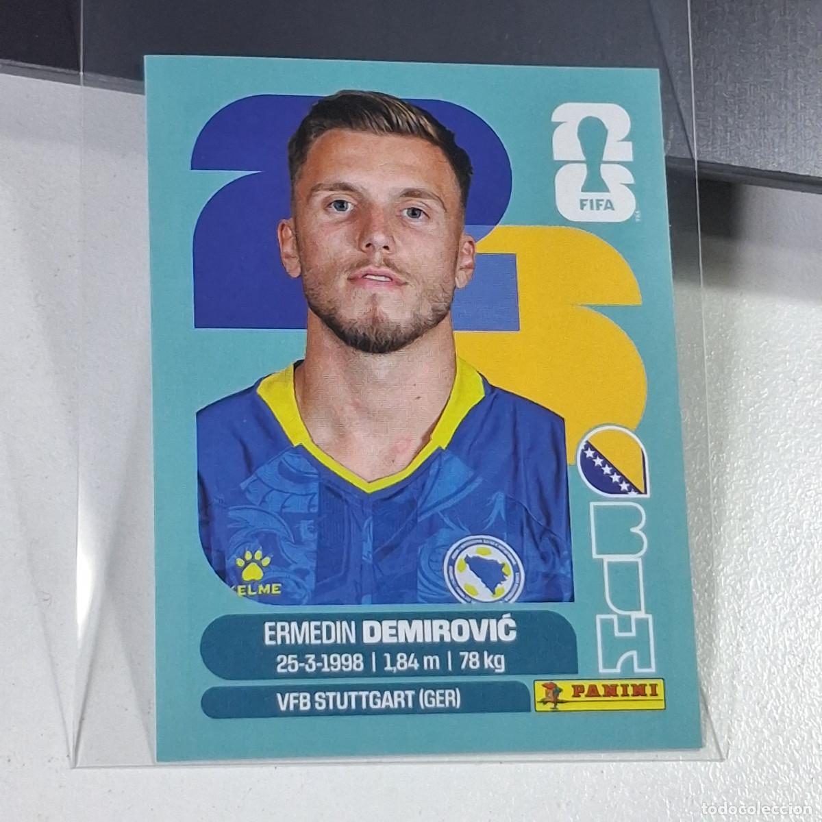 Cromos de f&uacute;tbol: B67 BIH17 ERMEDIN DEMIROVIĆ 17 BOSNIA HERZEGOVINA BIH MUNDIAL FIFA WORLD CUP 2026 STICKER PANINI