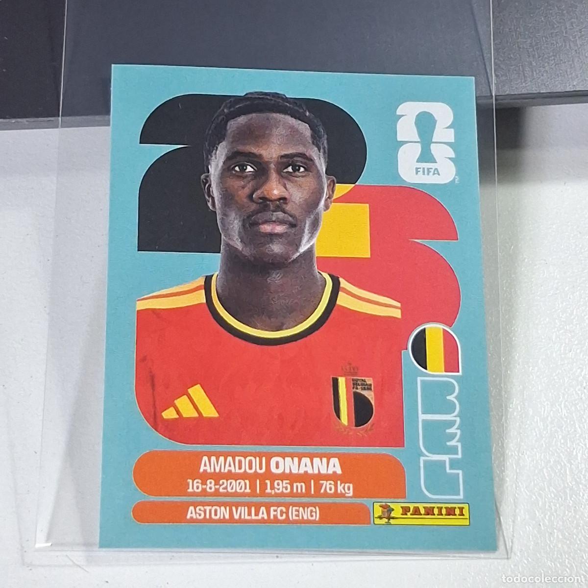 Cromos de Futebol: B67 BEL10 AMADOU ONANA 10 B&Eacute;LGICA BELGIUM MUNDIAL FIFA WORLD CUP 2026 STICKER PANINI