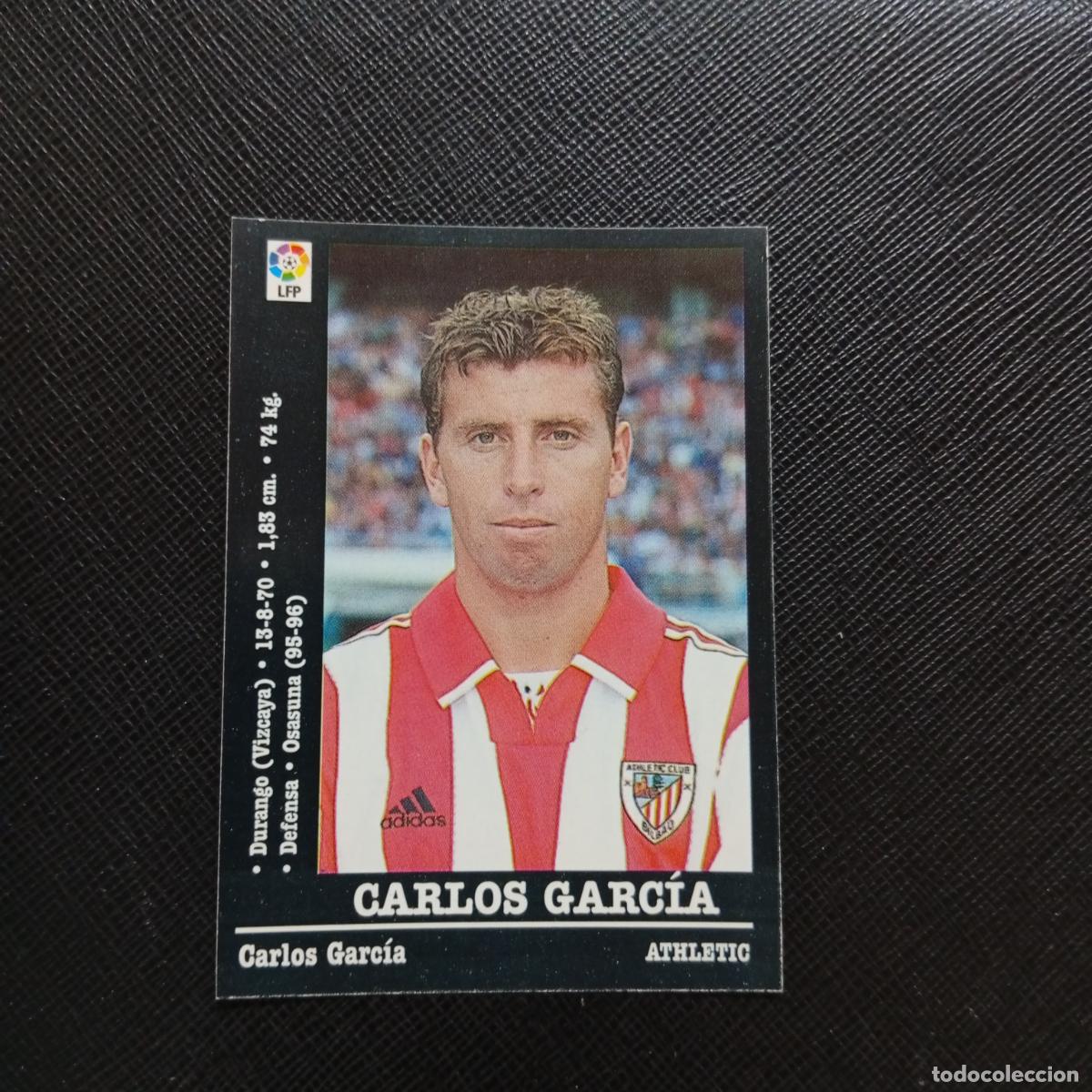 Cromos de Futebol: 174 CARLOS GARCIA BILBAO PANINI 00 01 CROMO FUTBOL LIGA 2000 2001 - SIN PEGAR - A31 PG460