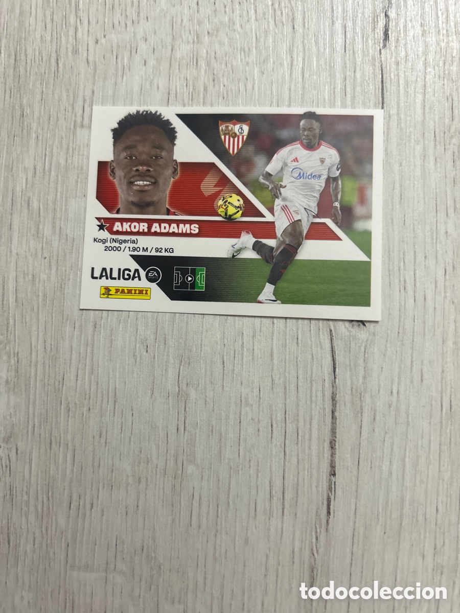 Cromos de Futebol: Akor Adams 19 Sevilla Liga Este 2026/27 26-27 Panini