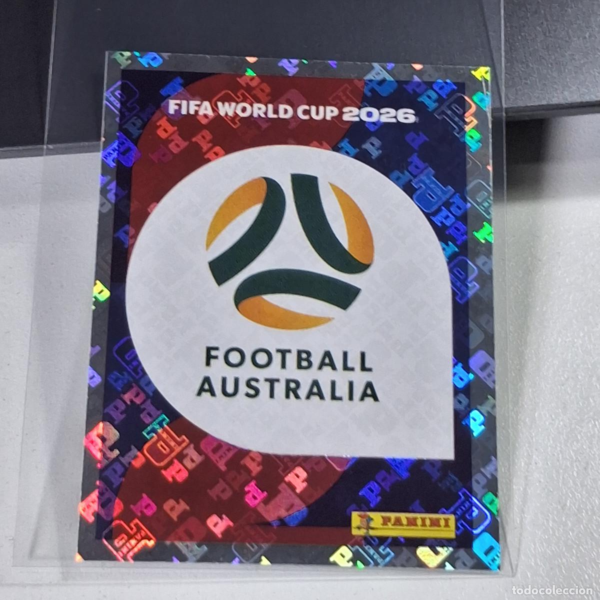 Cromos de Futebol: B67 AUS1 EMBLEM ESCUDO 1 AUSTRALIA AUS MUNDIAL FIFA WORLD CUP 2026 STICKER PANINI