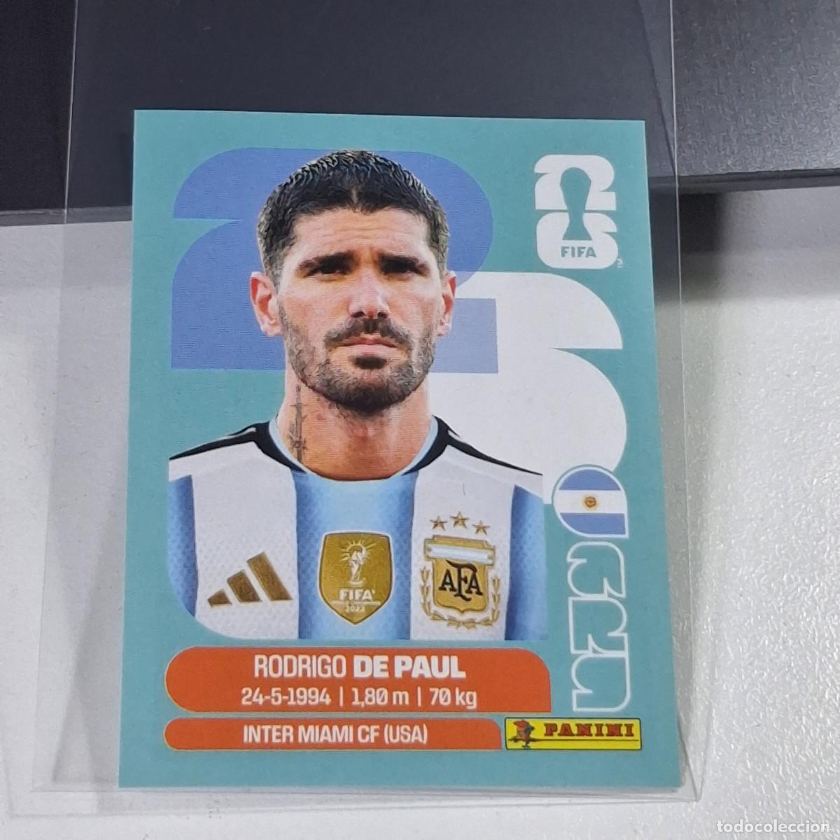 Cromos de Futebol: B67 ARG10 RODRIGO DE PAUL 10 ARGENTINA ARG MUNDIAL FIFA WORLD CUP 2026 STICKER PANINI