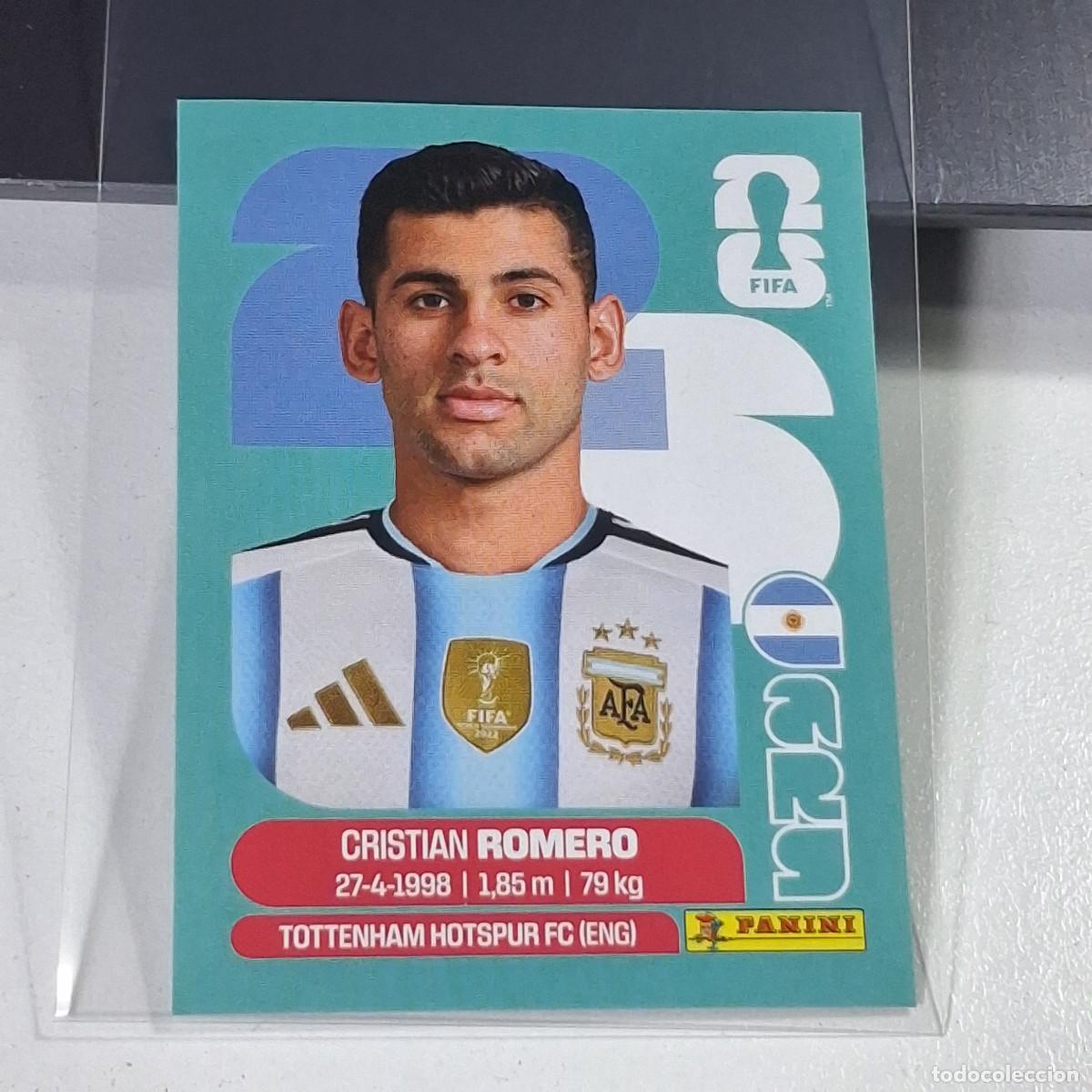 Cromos de Futebol: B67 ARG 4 ARG4 CRISTIAN ROMERO ARGENTINA MUNDIAL FIFA WORLD CUP 2026 STICKER PANINI