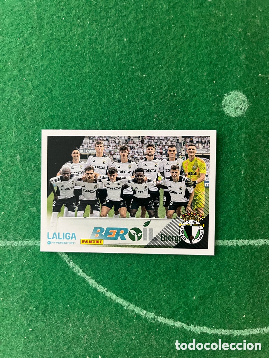 Figurine di Calcio: 41 BURGOS LIGA HYPERMOTION 2024 2025 PANINI ALINEACI&Oacute;N