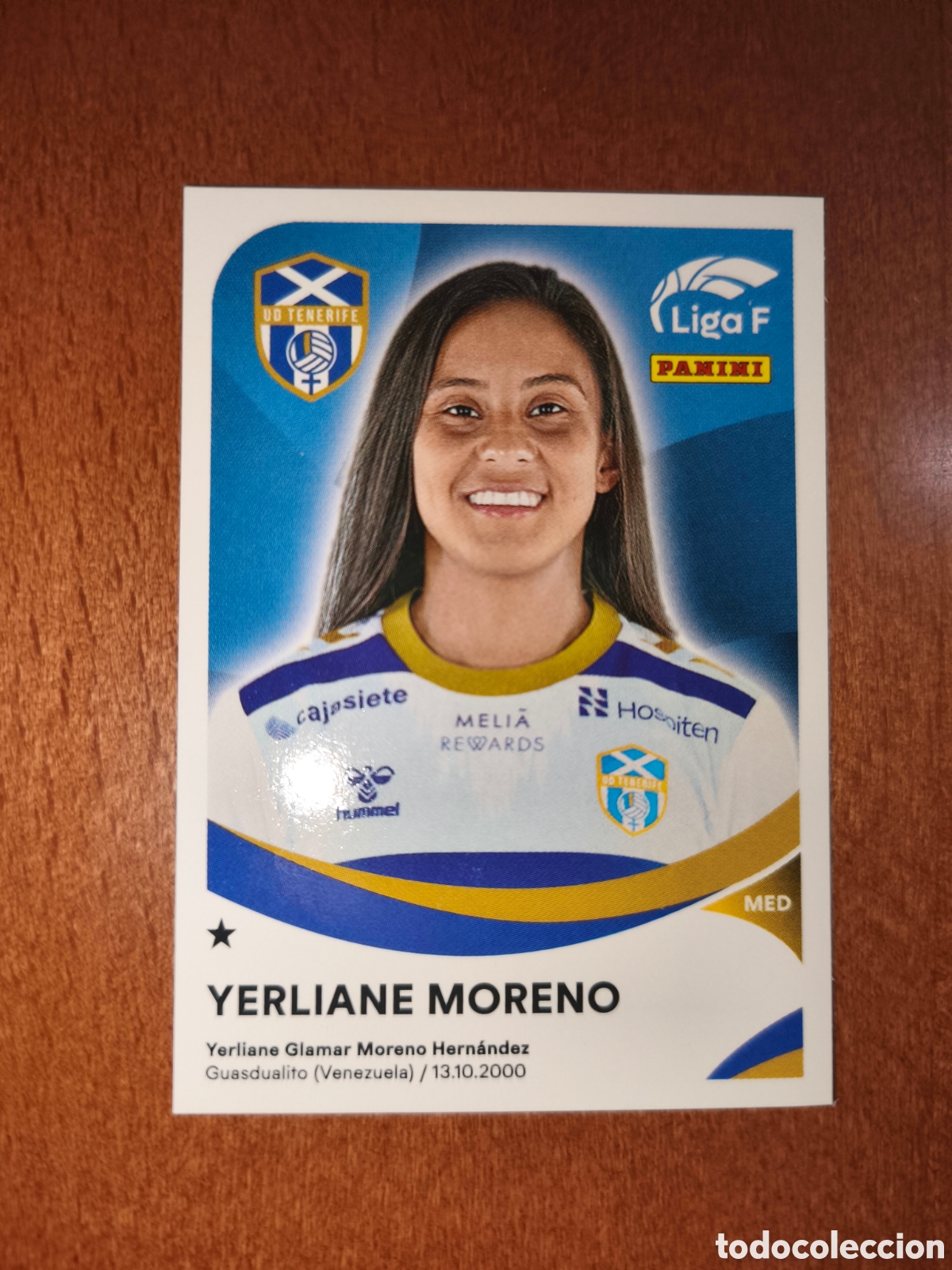 Cromos de Futebol: Yerliane Moreno n&deg;96 liga femenina f 24/25 Costa Adeje Tenerife