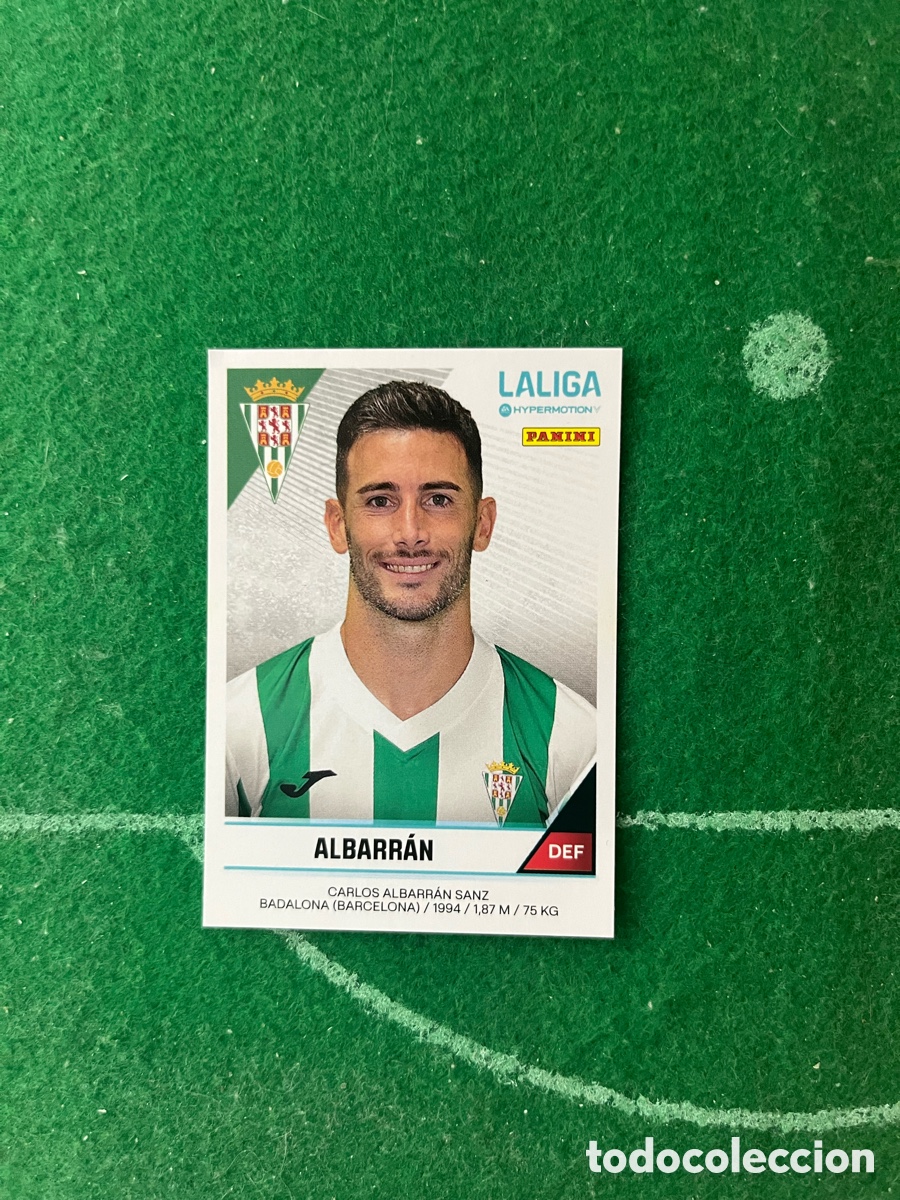 Cromos de Futebol: 121 ALBARRAN CORDOBA LIGA HYPERMOTION 2024 2025 PANINI