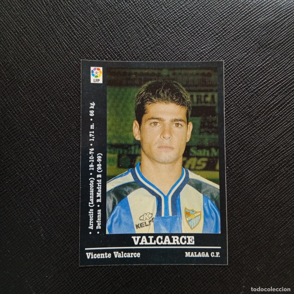 Cromos de Futebol: 194 VALCARCE MALAGA PANINI 00 01 CROMO FUTBOL LIGA 2000 2001 - SIN PEGAR - A31 PG478