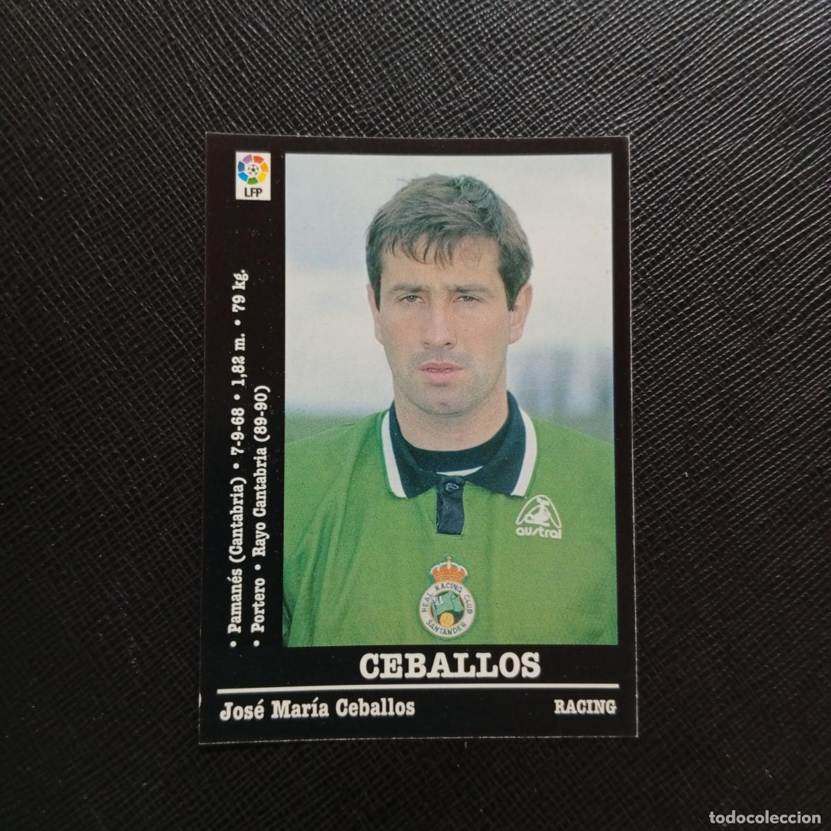Cromos de Futebol: 240 CEBALLOS RACING PANINI 00 01 CROMO FUTBOL LIGA 2000 2001 - SIN PEGAR - A31 PG478
