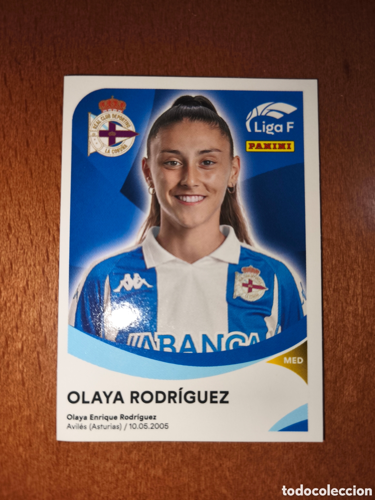 Cromos de Futebol: Olaya Rodr&iacute;guez n&deg;114 A liga femenina f 24/25 Deportivo Abanca