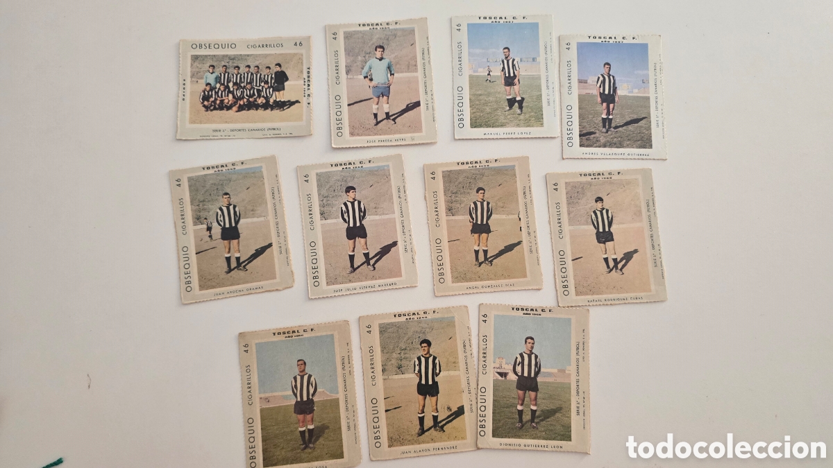 Cartes &agrave; collectionner de Football: Cromos futbol. Toscal 1966 obsequio cigarrillos 46