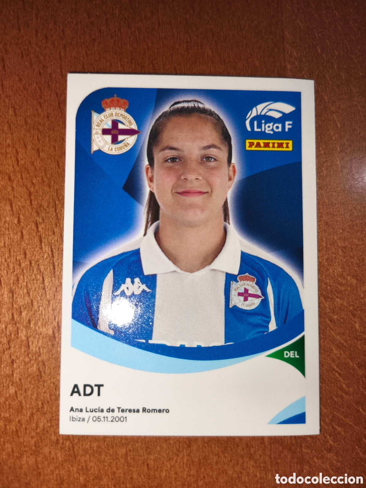 Fu&szlig;ball-Sticker: ADT n&deg;119 liga femenina f 24/25 Deportivo Abanca