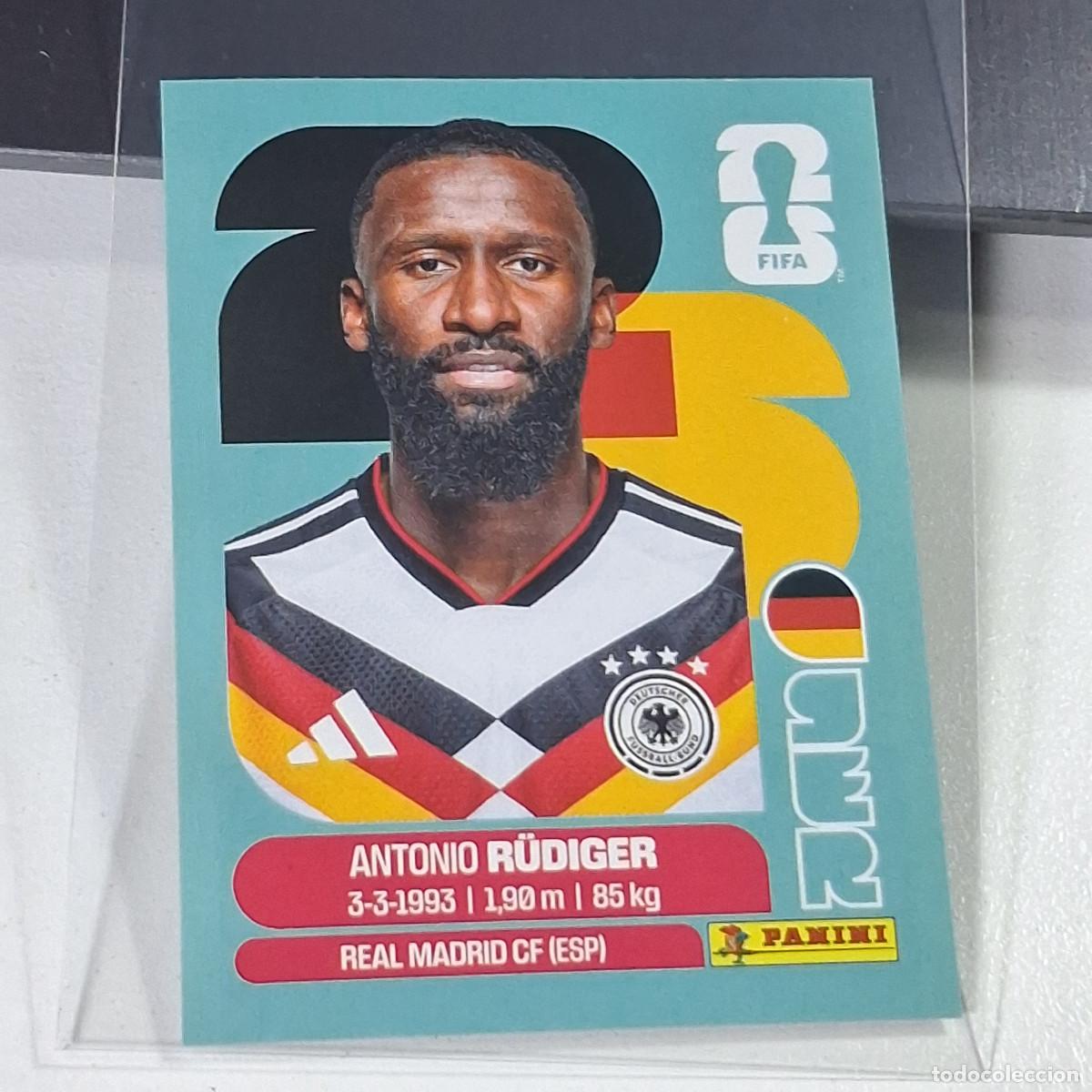 Fu&szlig;ball-Sticker: B67 GER6 ANTONIO R&Uuml;DIGER 6 ALEMANIA GERMANY GER MUNDIAL FIFA WORLD CUP 2026 STICKER PANINI