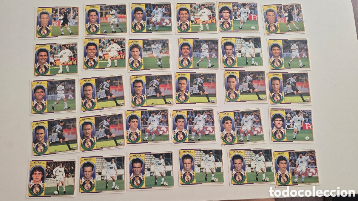 Cartes &agrave; collectionner de Football: Cromos de f&uacute;tbol. Liga 96-97