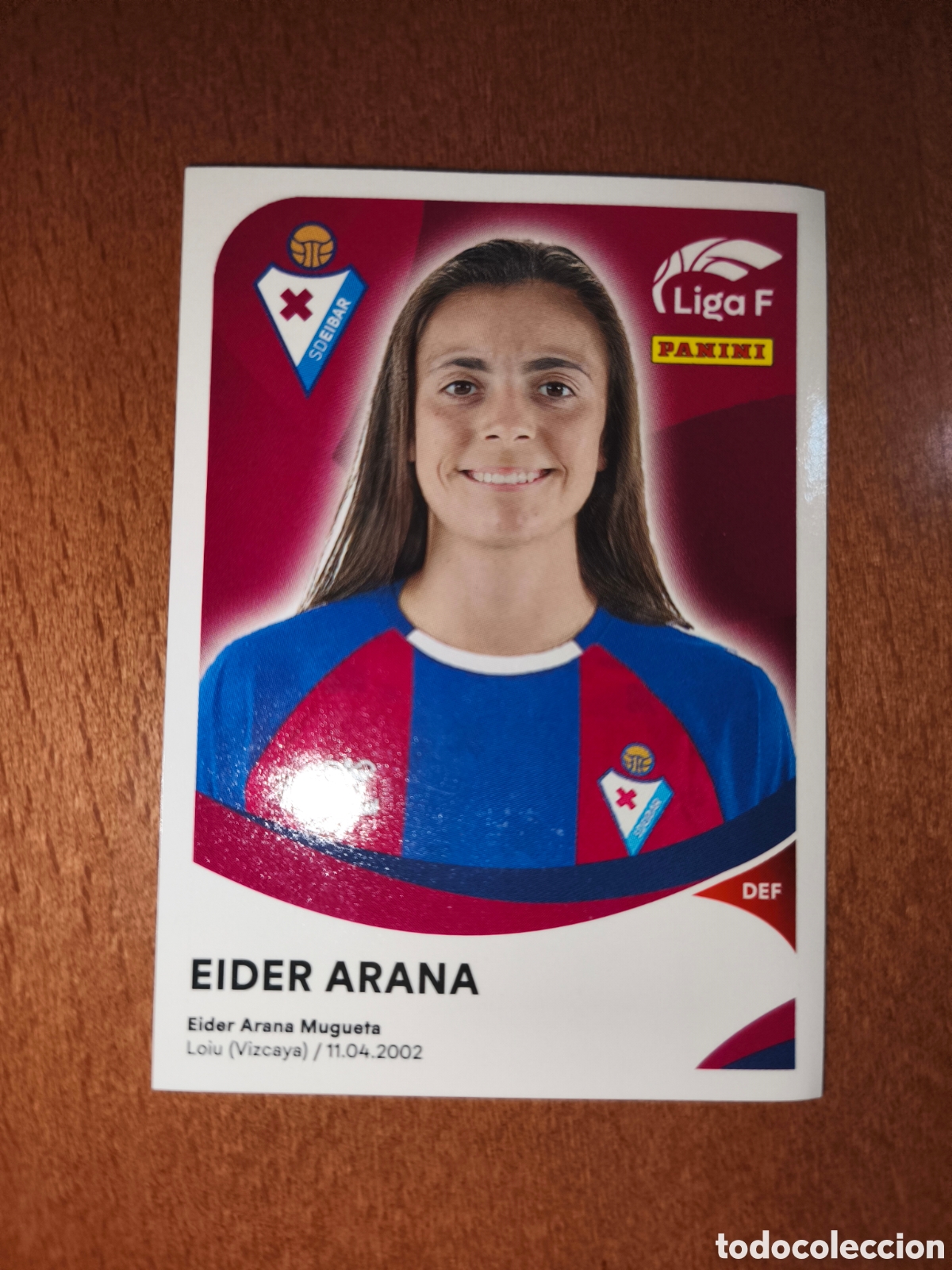 Cartes &agrave; collectionner de Football: Eider Arana n&deg;131 liga femenina f 24/25 Eibar