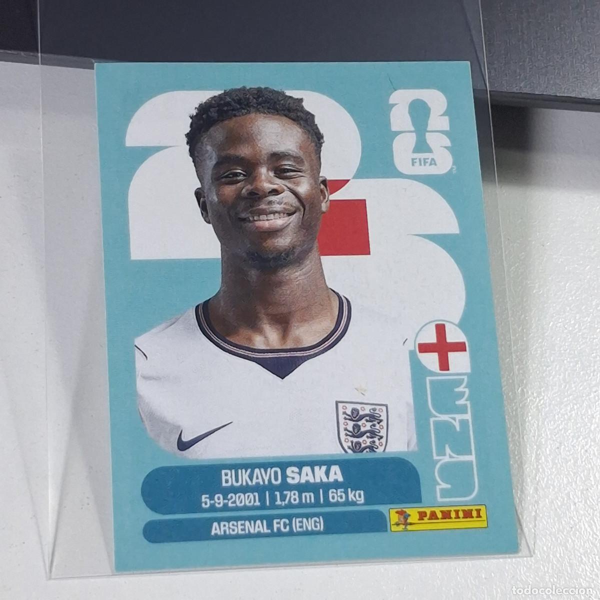 Cartes &agrave; collectionner de Football: B67 ENG 17 ENG17 BUKAYO SAKA ENGLAND INGLATERRA MUNDIAL FIFA WORLD CUP 2026 STICKER PANINI