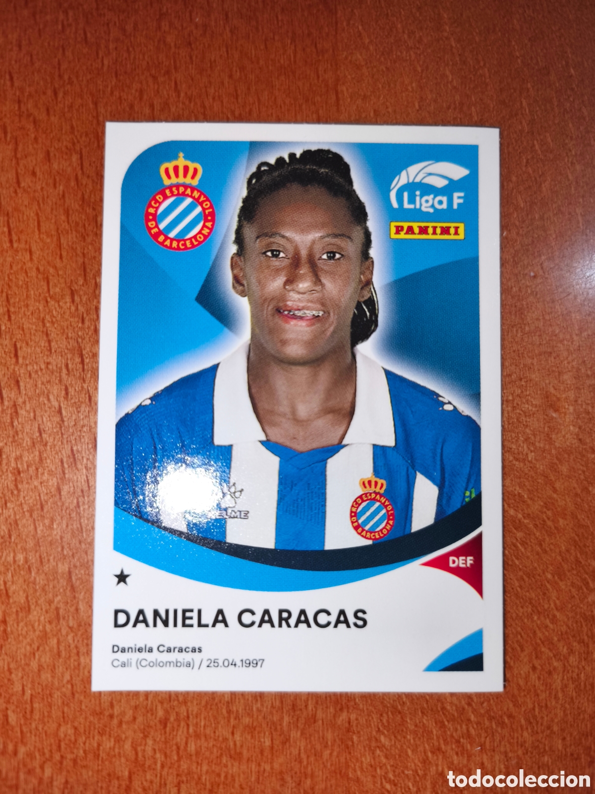 Cartes &agrave; collectionner de Football: Daniela Caracas n&deg;146 liga femenina f 24/25 Espanyol Femenino