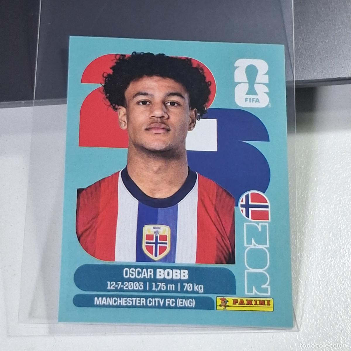 Cartes &agrave; collectionner de Football: B67 NOR20 OSCAR BOBB 20 NORUEGA NORWAY NOR MUNDIAL FIFA WORLD CUP 2026 STICKER PANINI