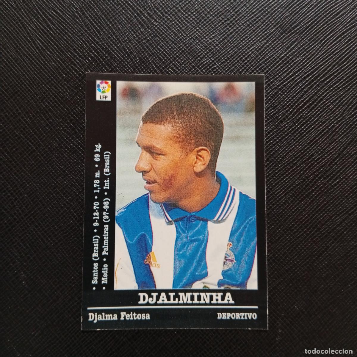 Cromos de f&uacute;tbol: 12 DJALMINHA DEPORTIVO PANINI 00 01 CROMO FUTBOL LIGA 2000 2001 - SIN PEGAR - A31 PG487