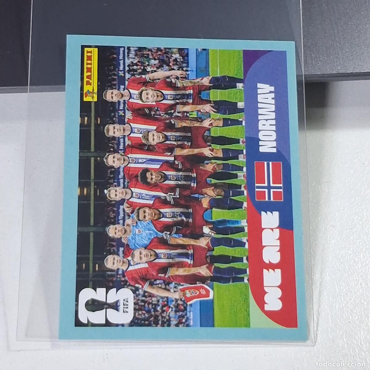 Cromos de f&uacute;tbol: B67 NOR 13 NOR13 PLANTILLA EQUIPO TEAM NORUEGA NORWAY NOR MUNDIAL FIFA WORLD CUP 2026 STICKER PANIN