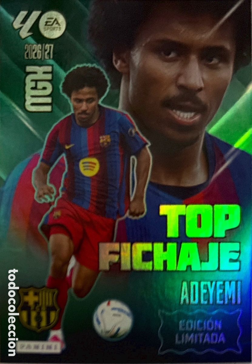 Cromos de Futebol: Adeyemi -EDICION LIMITADA- (BARCELONA) - MEGACRACKS 2026/27 (PANINI)