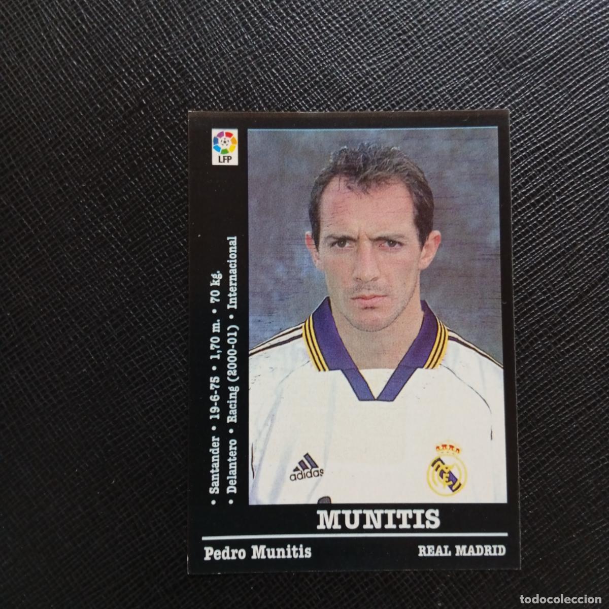 Cromos de Futebol: MUNITIS REAL MADRID PANINI 00 01 CROMO FUTBOL LIGA 2000 2001 - SIN PEGAR - A31 PG487 ULTIMA HORA