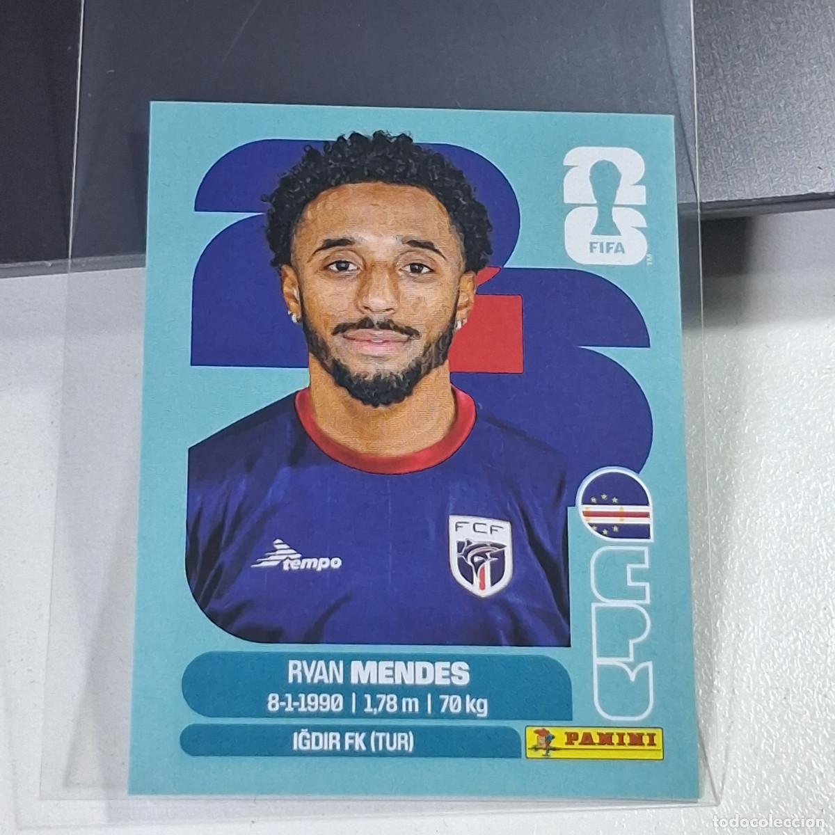 Cromos de Futebol: B67 CPV 17 CPV17 RYAN MENDES CABO VERDE CAPE CPV MUNDIAL FIFA WORLD CUP 2026 STICKER PANINI