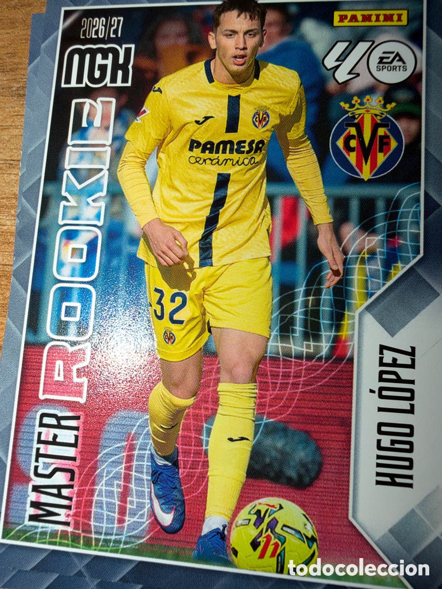 Cromos de Futebol: 412 Hugo L&oacute;pez -MASTER ROOKIE - (VILLARREAL) - MEGACRACKS 2026/27 (PANINI)
