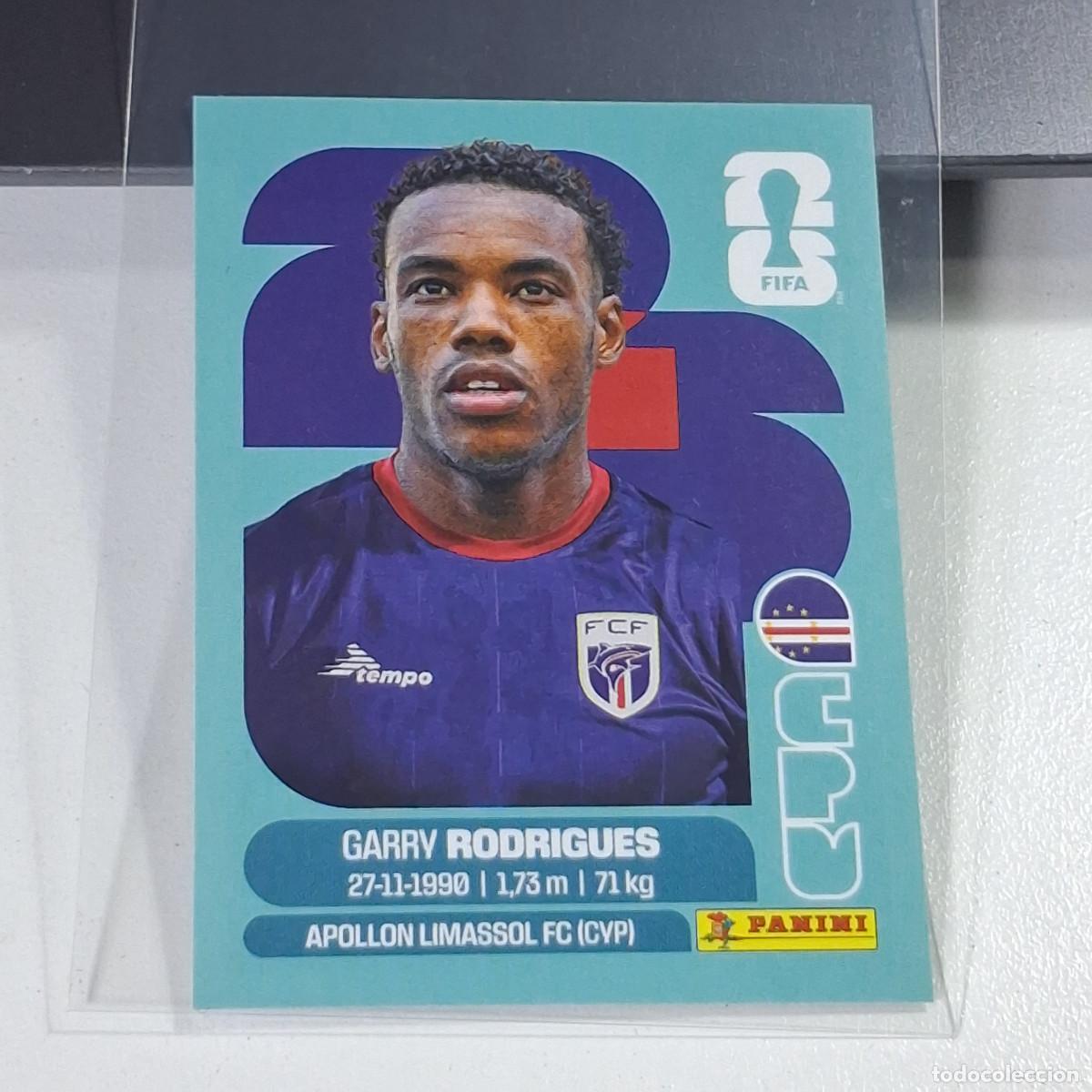 Cromos de f&uacute;tbol: B67 CPV15 GARRY RODRIGUES 15 CABO VERDE CAPE CPV MUNDIAL FIFA WORLD CUP 2026 STICKER PANINI