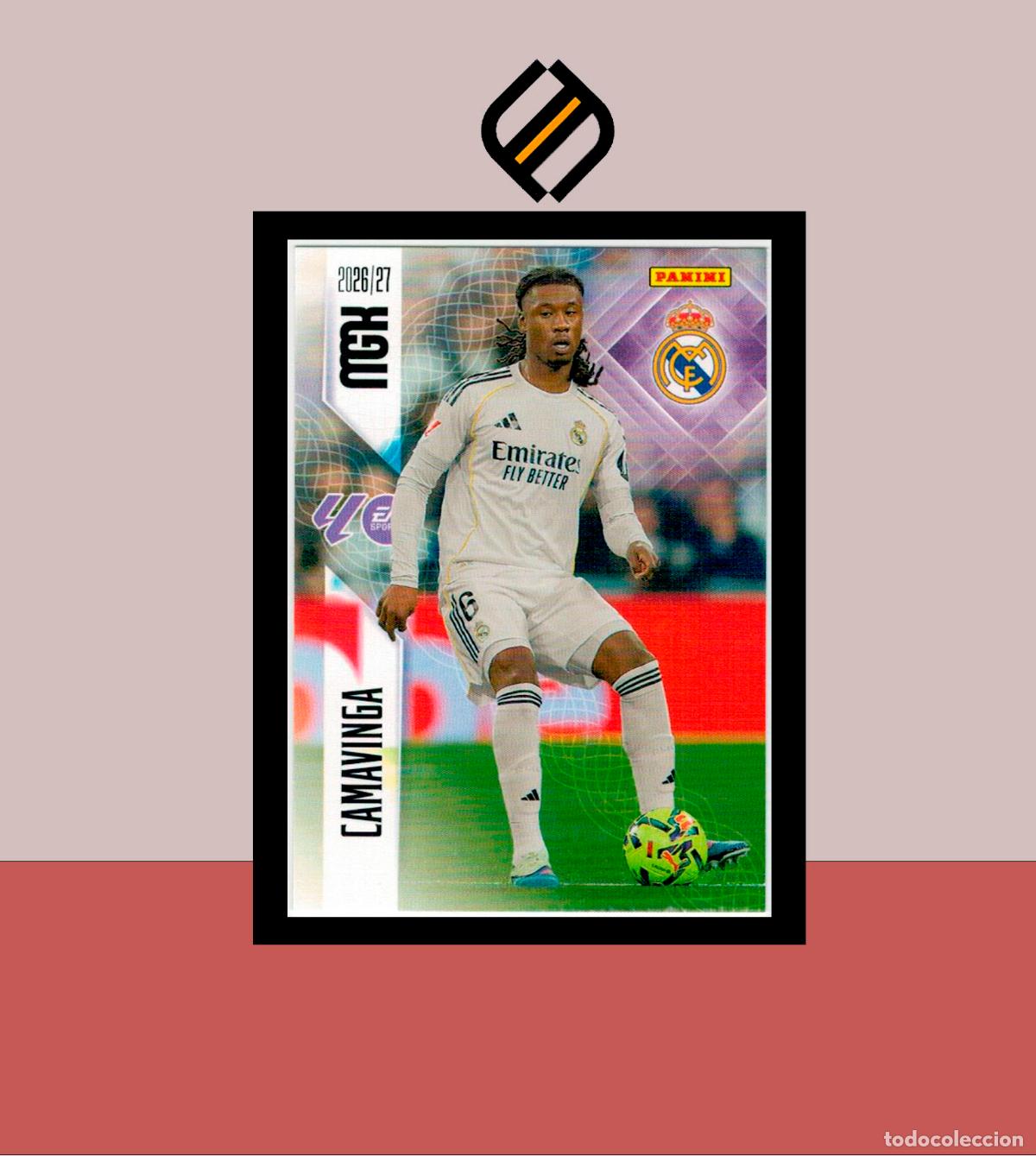 Cromos de Futebol: MEGACRACKS 2026 2027 26 27 PANINI N&ordm; 227 CAMAVINGA REAL MADRID COLECCI&Oacute;N ALB&Uacute;M MGK