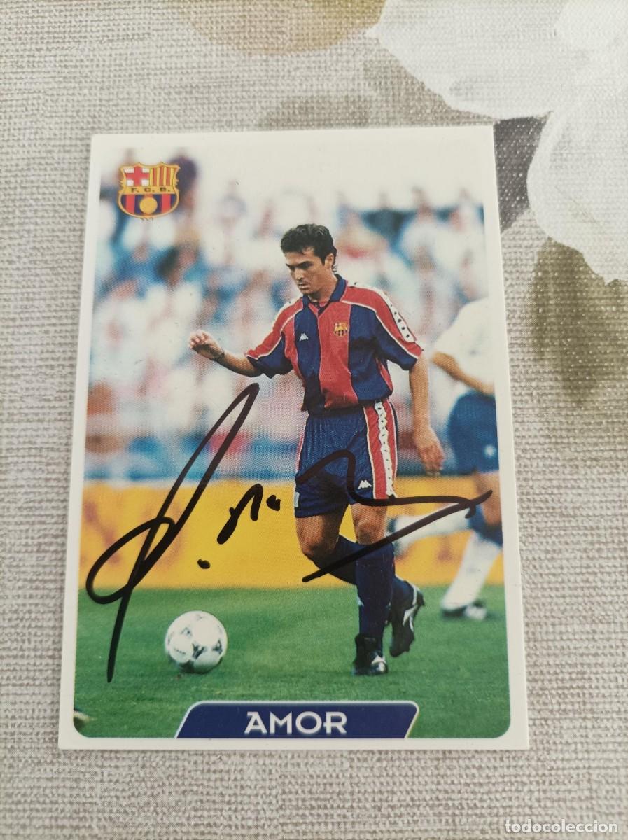Figurine di Calcio: Cromo futbol firmado Guillermo Amor
