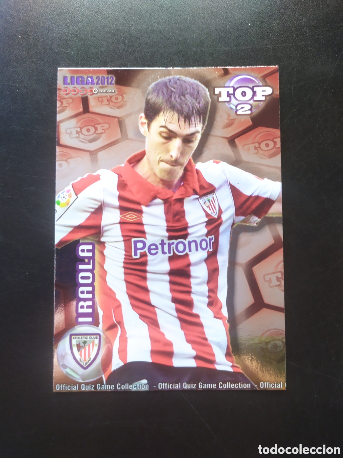 Cromos de Futebol: Mundicromo fichas Liga 2011 2012 11 12 Iraola top brillo rojo n&deg; 552 Athletic Bilbao